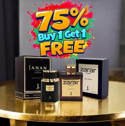 JANAN GOLD + ZARAR GOLD , Buy 1 Get 1 Free 75% OFF